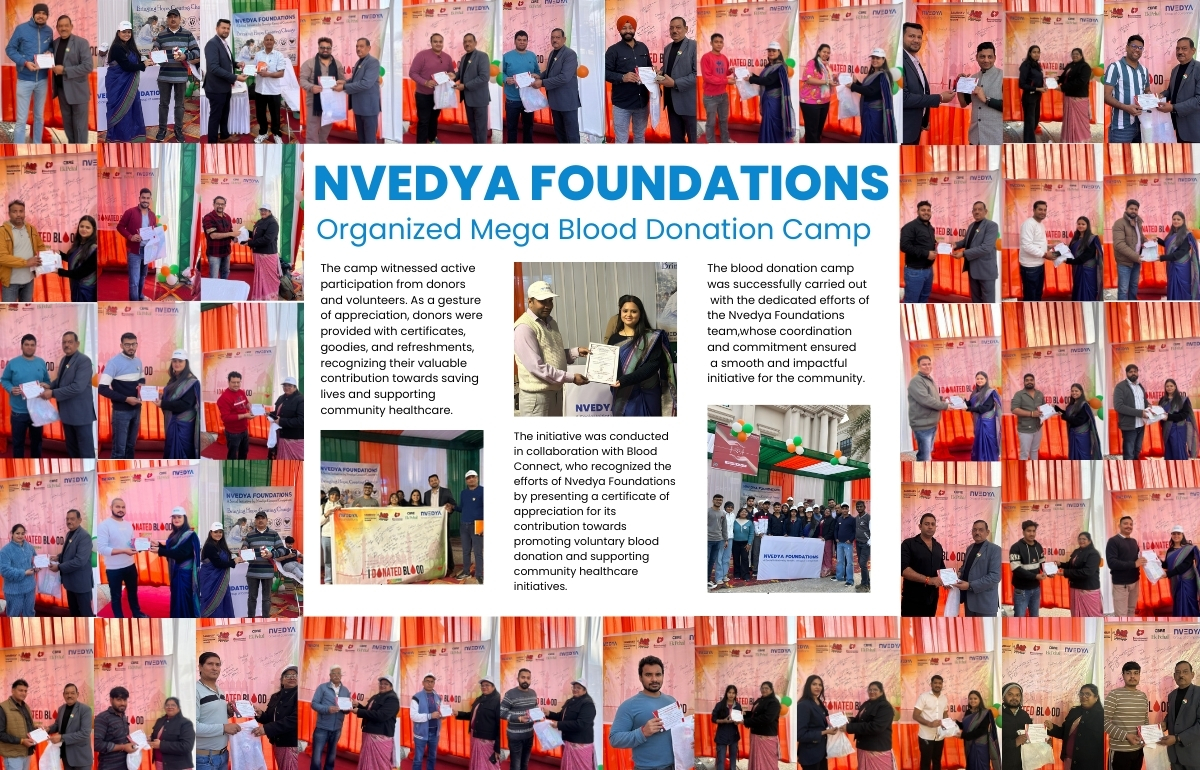 Blood Donation Camp by Nvedya Foundations