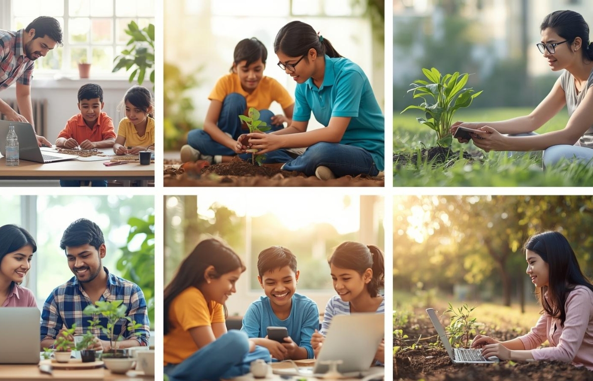 Youth participating in social work and contribute to NGOs in India through volunteering and community service